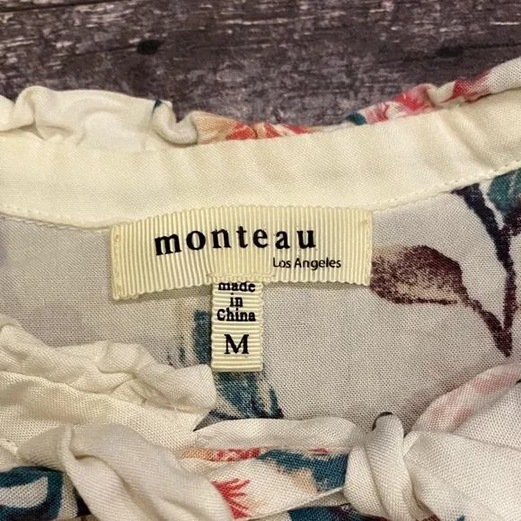 White Floral Ruffle Dress - Picture 2 of 3